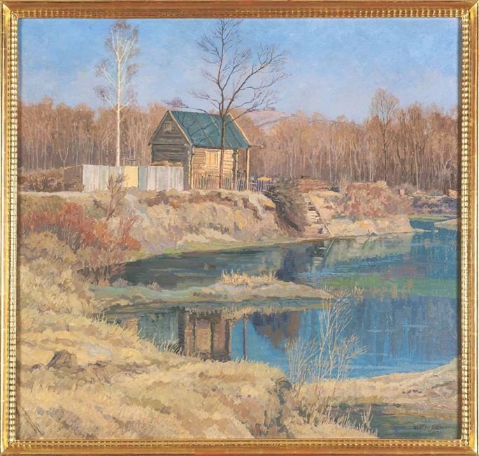 Max Kahrer - WOODEN HOUSE IN THE RIVERINE WETLANDS | MasterArt